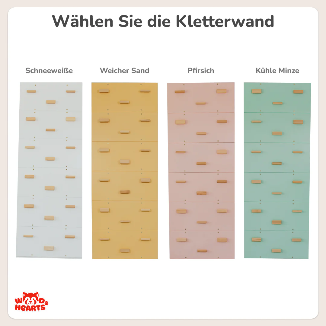 4-in-1 Sprossenwand Set mit Kletterwand & Zubehör - Image 3