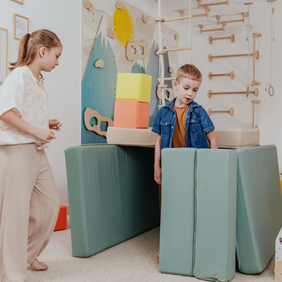 All-in-One Indoor Spielplatz für Kinder mit Textil-Set - Image 15