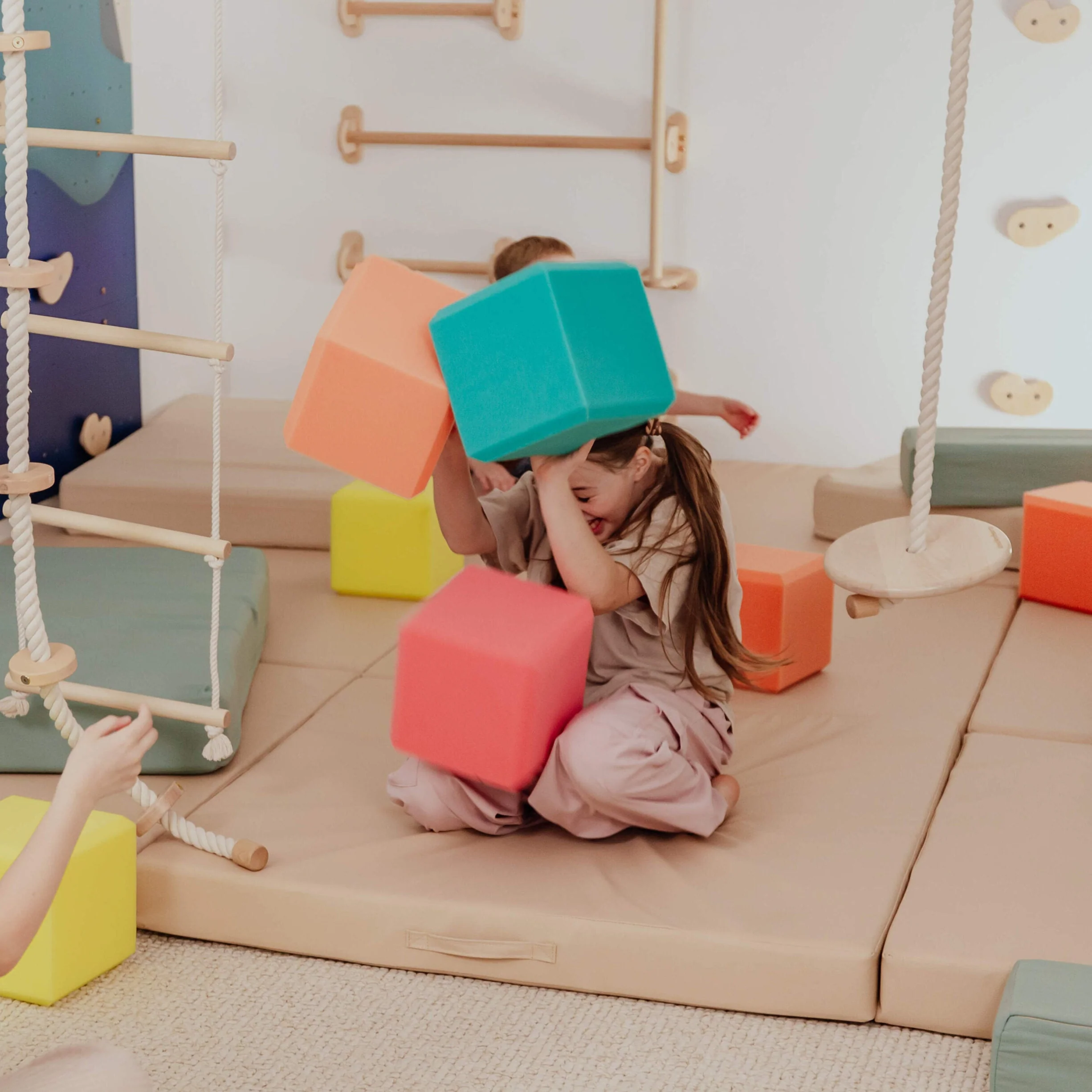 All-in-One Indoor Spielplatz für Kinder mit Textil-Set - Image 16