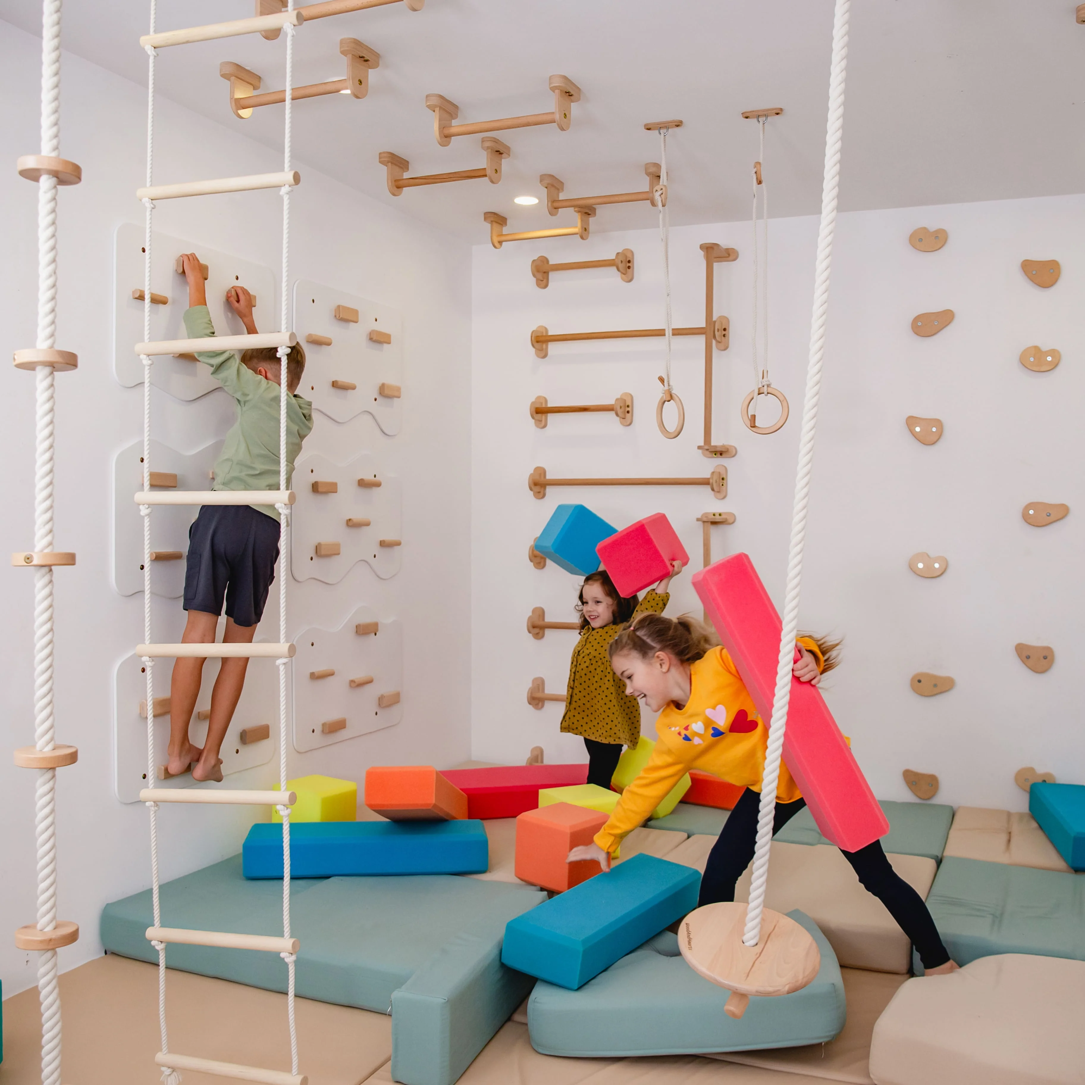 All-in-One Indoor Spielplatz für Kinder mit Textil-Set - Image 9