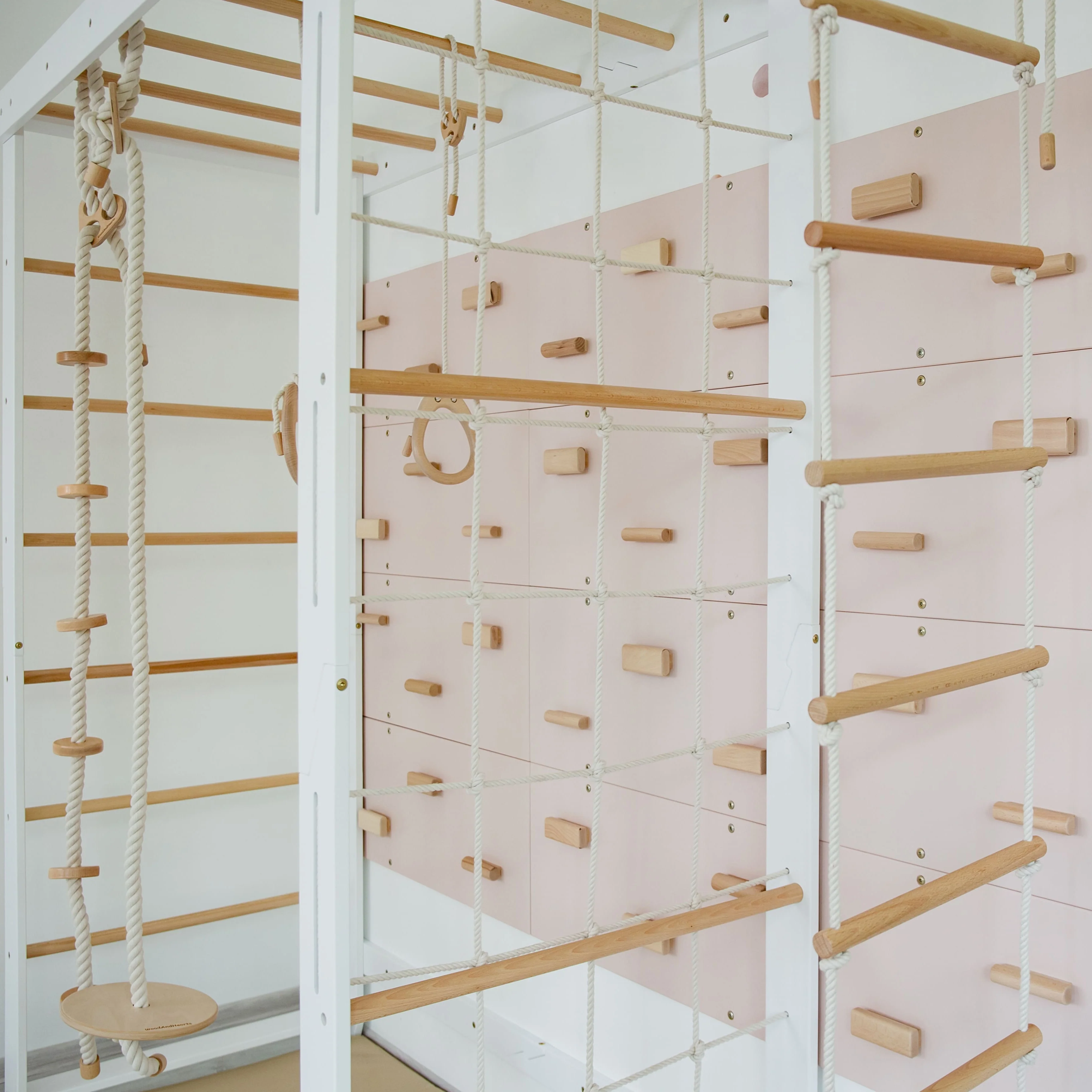 Indoor Klettergerüst Set mit Monkey Bars & Zubehör - Image 7
