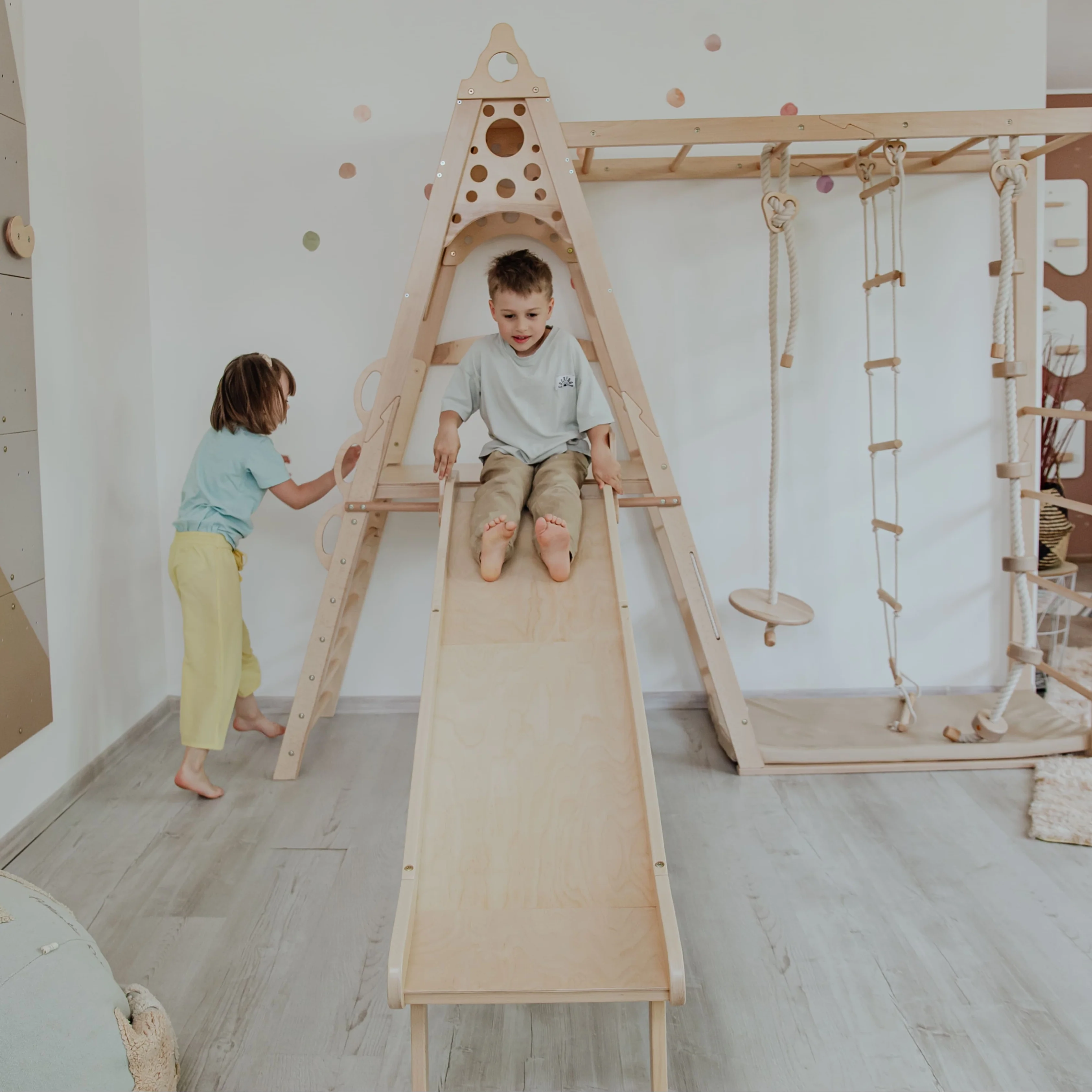 Kinderrutsche aus Holz - Image 11