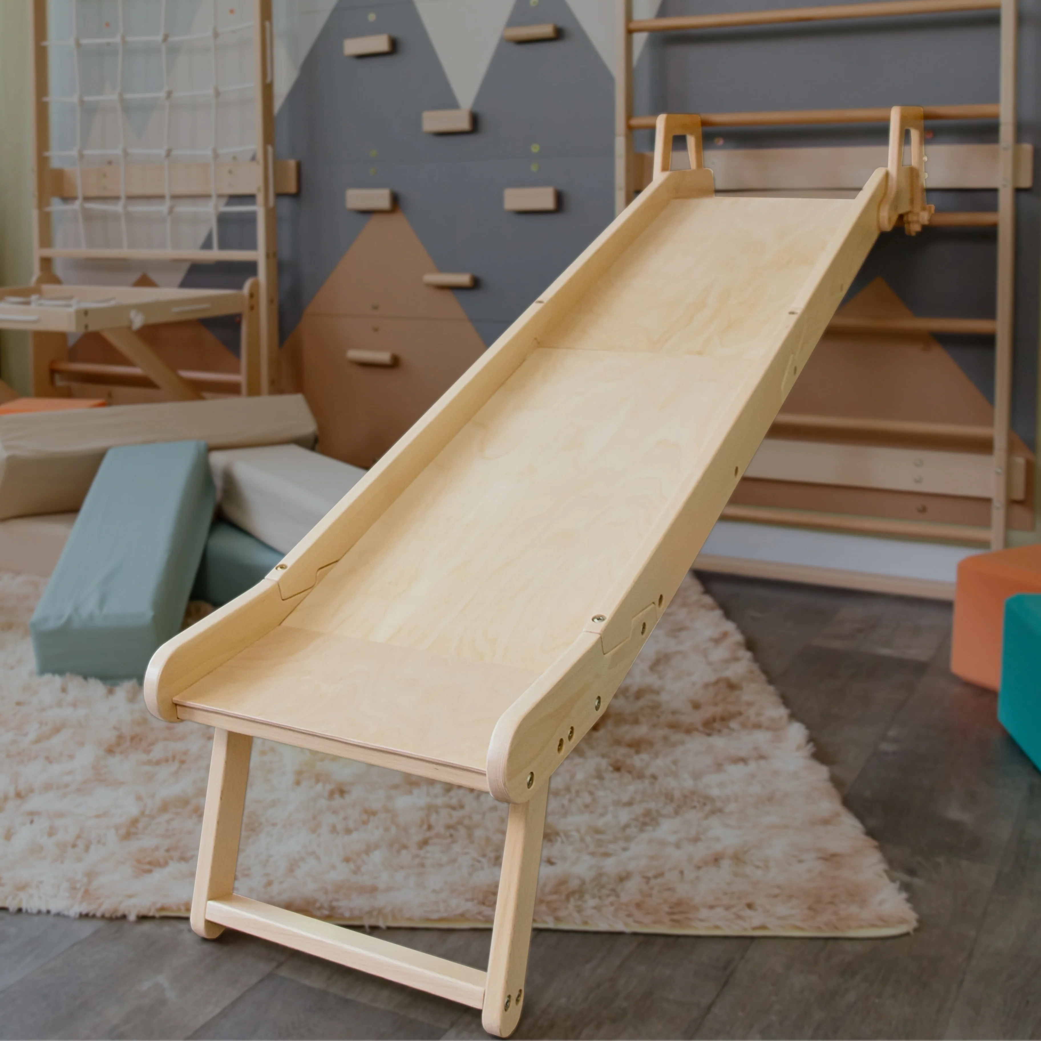 Kinderrutsche aus Holz - Image 12