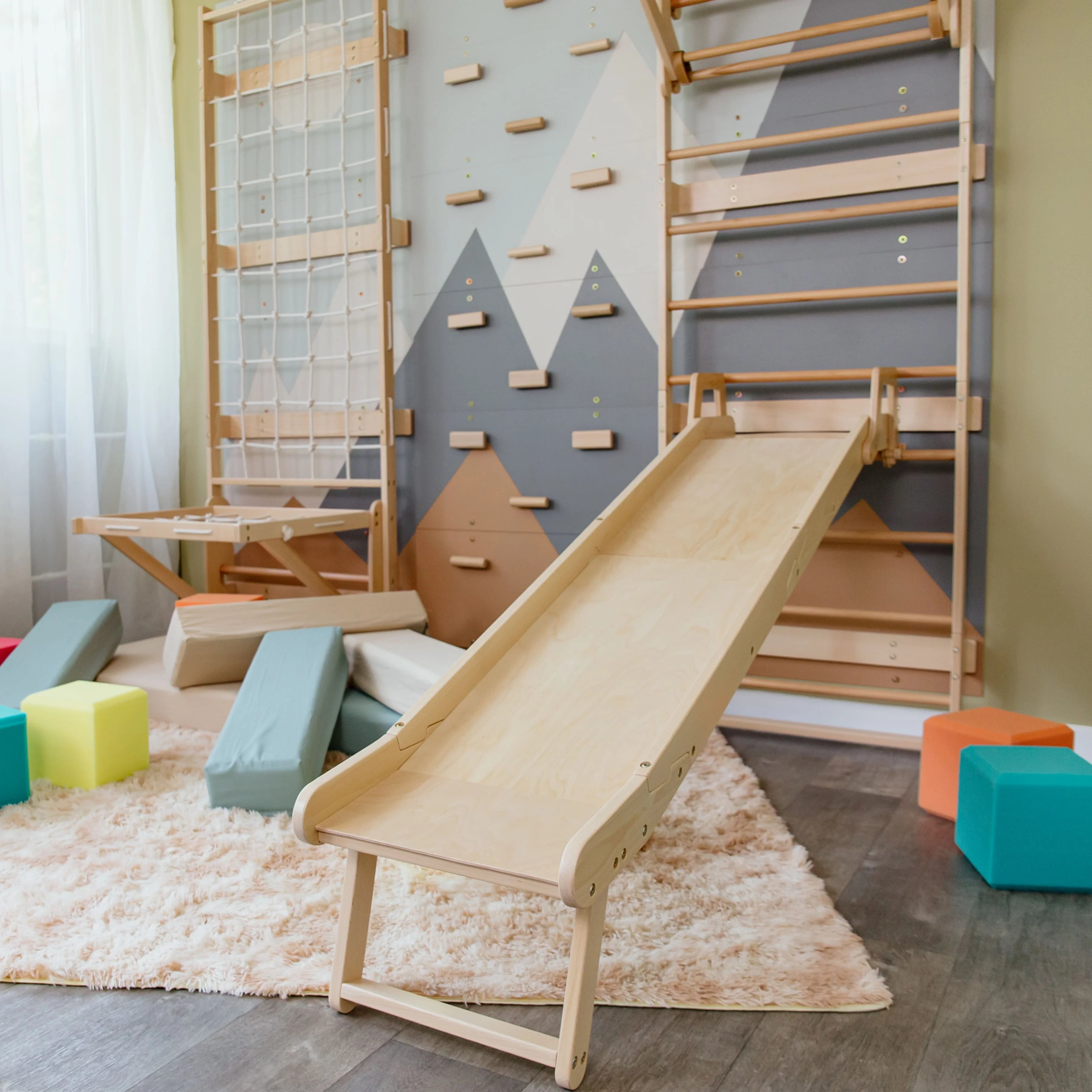 Kinderrutsche aus Holz - Image 4