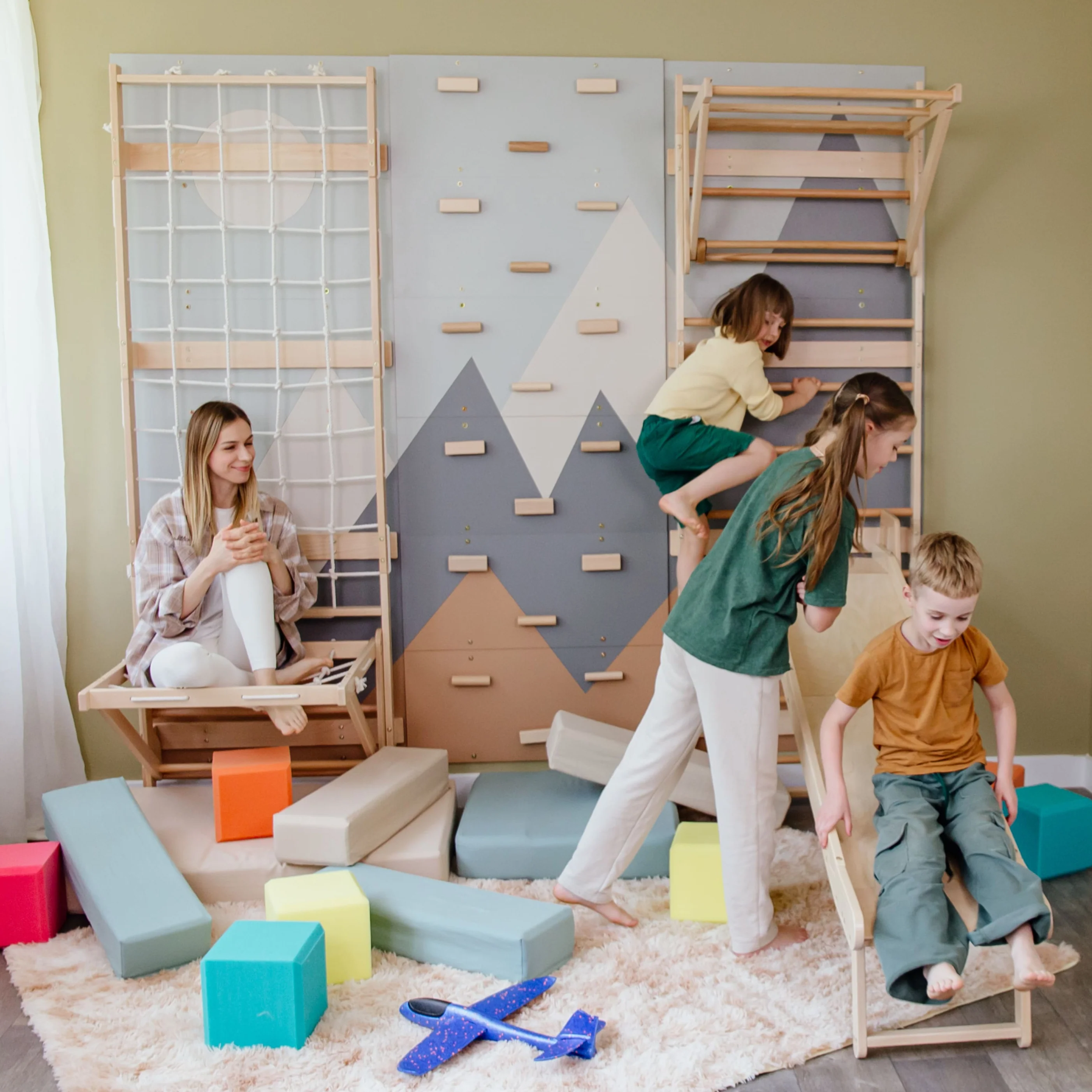 Kinderrutsche aus Holz - Image 7