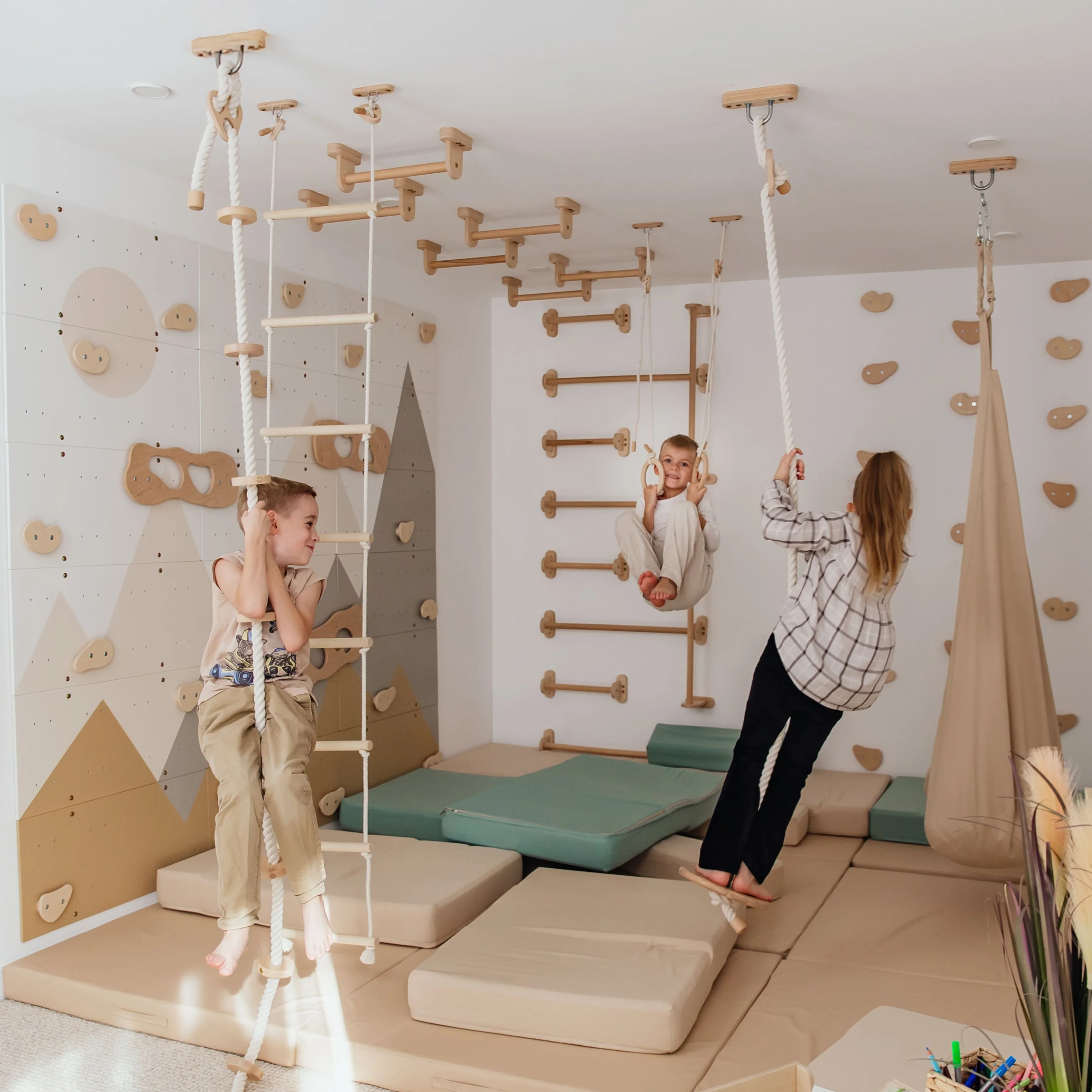 Kletterwand Indoor Kinderzimmer - Image 3