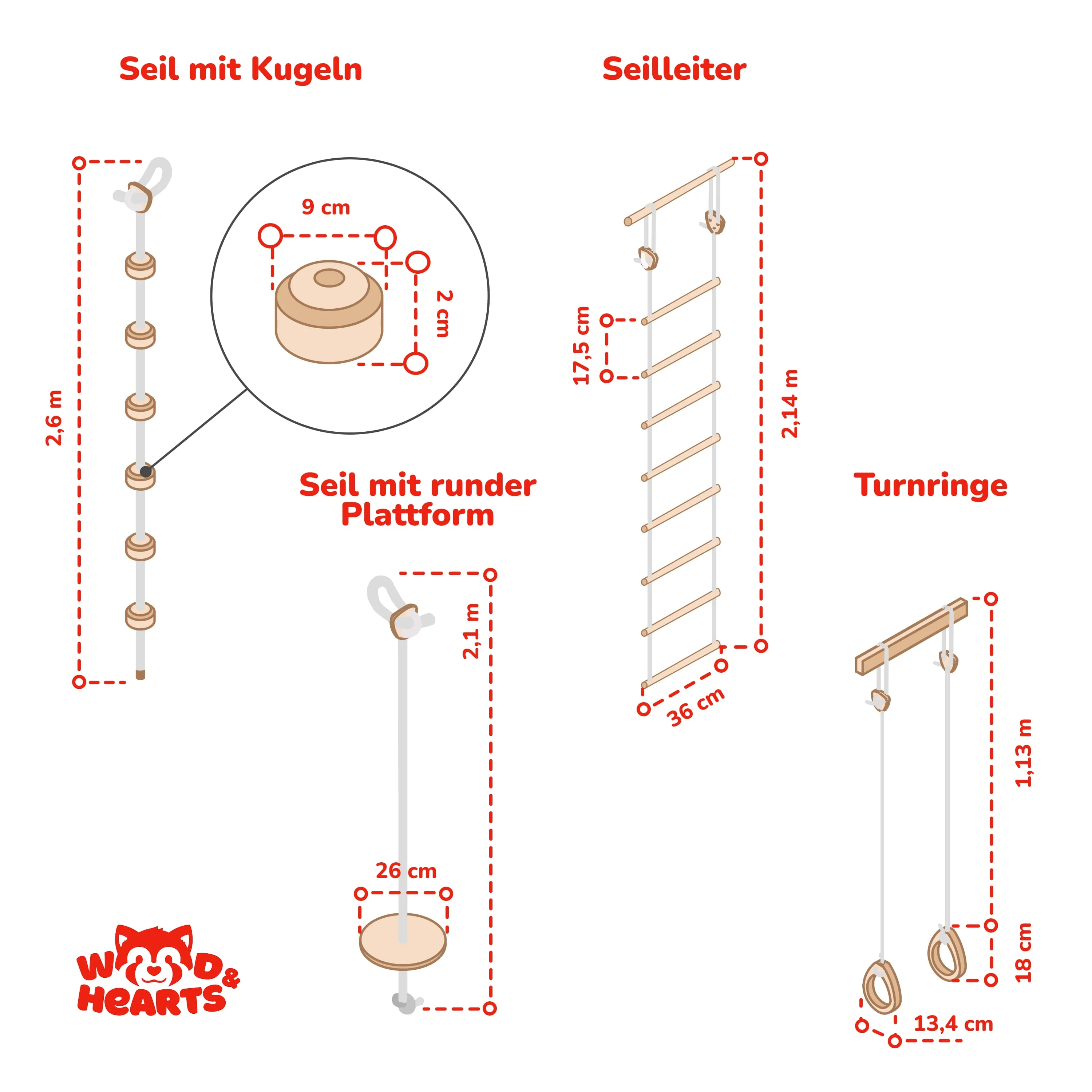 Sprossenwand Zubehör - Image 3