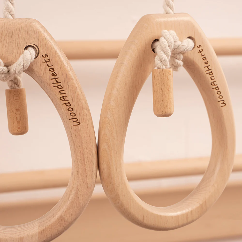 Wandstangen für Kinderzimmer mit Accessoires, Naturholzfarbe - Image 11